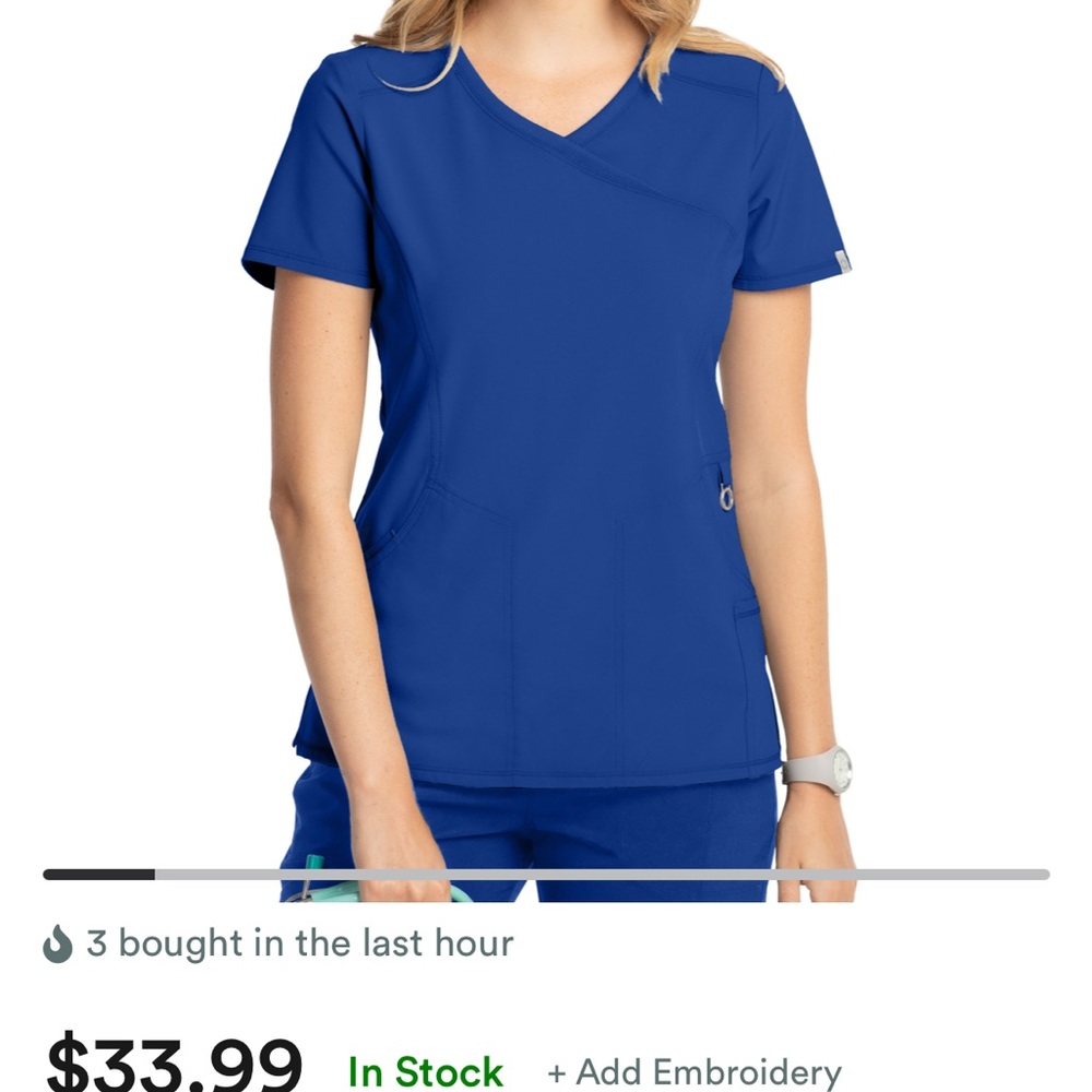 Cherokee Infinity Mock Wrap Top